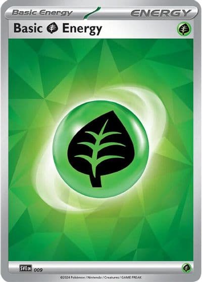 Basic Grass Energy - 009 SVE: Scarlet & Violet Energies Pokemon card