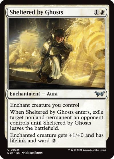 Sheltered by Ghosts Duskmourn: House of Horror Magic card