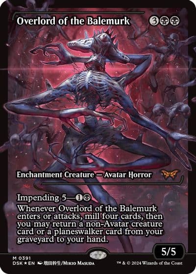 Overlord of the Balemurk Showcase Duskmourn: House of Horror Magic card