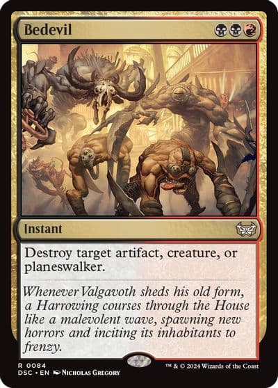 Bedevil Commander: Duskmourn: House of Horror Magic card