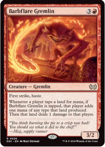 Barbflare Gremlin Commander: Duskmourn: House of Horror Magic card
