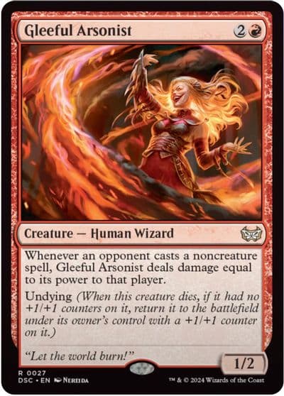 Gleeful Arsonist Commander: Duskmourn: House of Horror Magic card