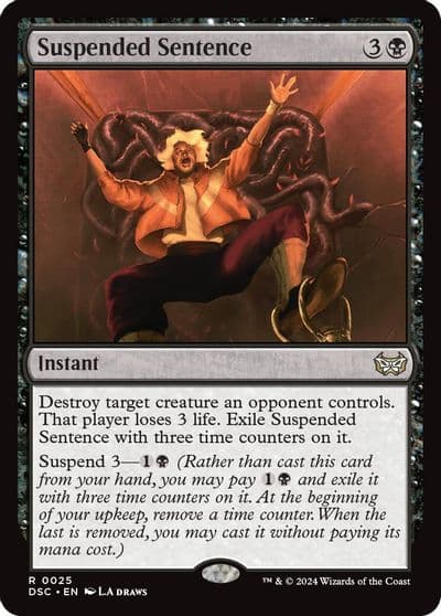 Suspended Sentence Commander: Duskmourn: House of Horror Magic card