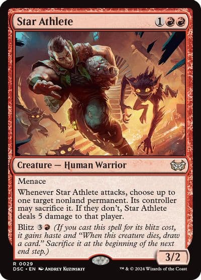 Star Athlete Commander: Duskmourn: House of Horror Magic card