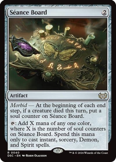 Seance Board Commander: Duskmourn: House of Horror Magic card