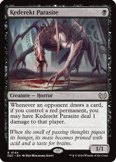 Kederekt Parasite Commander: Duskmourn: House of Horror Magic card