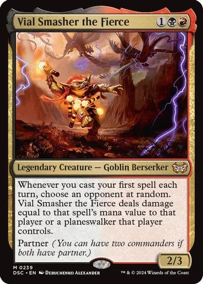 Vial Smasher the Fierce Commander: Duskmourn: House of Horror Magic card