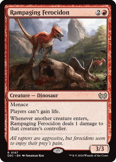 Rampaging Ferocidon Commander: Duskmourn: House of Horror Magic card