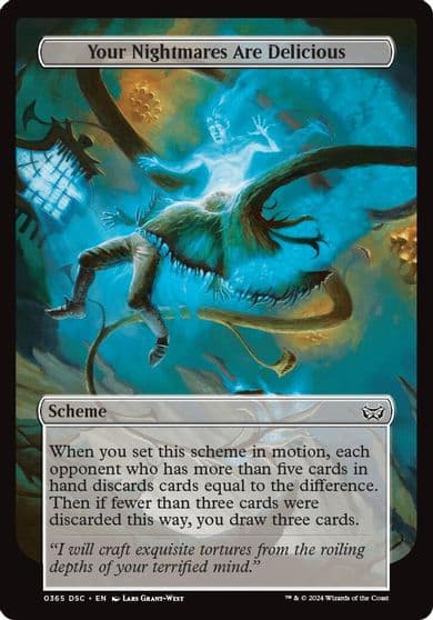 Your Nightmares Are Delicious Full Art Archenemy: Duskmourn Magic card