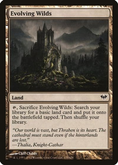 Evolving Wilds Dark Ascension Magic card