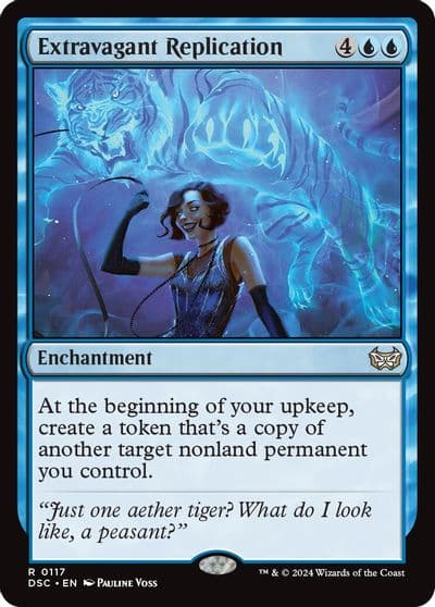 Extravagant Replication Commander: Duskmourn: House of Horror Magic card
