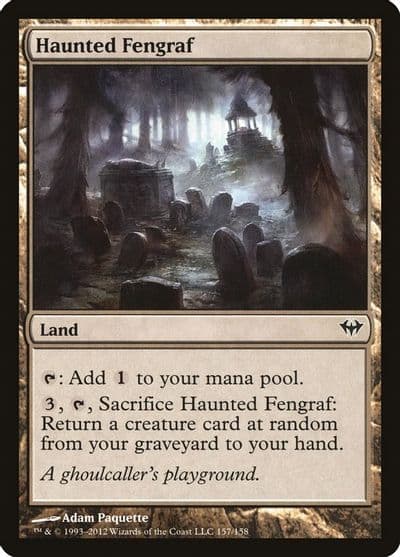 Haunted Fengraf Dark Ascension Magic card