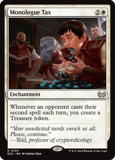 Monologue Tax Commander: Duskmourn: House of Horror Magic card