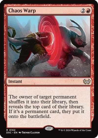 Chaos Warp Commander: Duskmourn: House of Horror Magic card