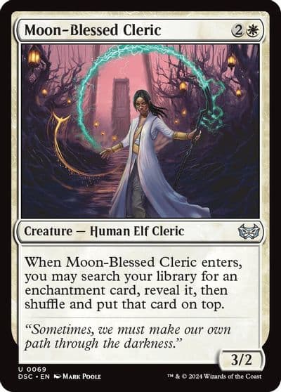 Moon Blessed Cleric Commander: Duskmourn: House of Horror Magic card