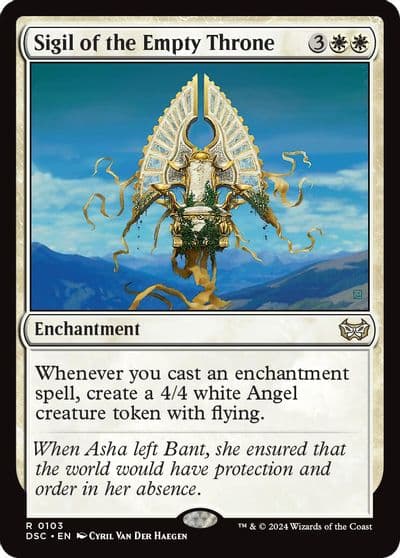 Sigil of the Empty Throne Commander: Duskmourn: House of Horror Magic card