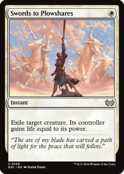 Swords to Plowshares Commander: Duskmourn: House of Horror Magic card