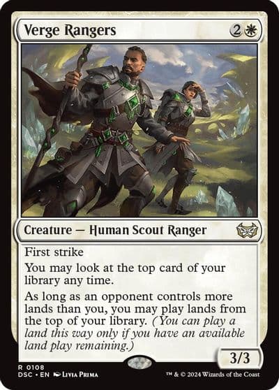 Verge Rangers Commander: Duskmourn: House of Horror Magic card
