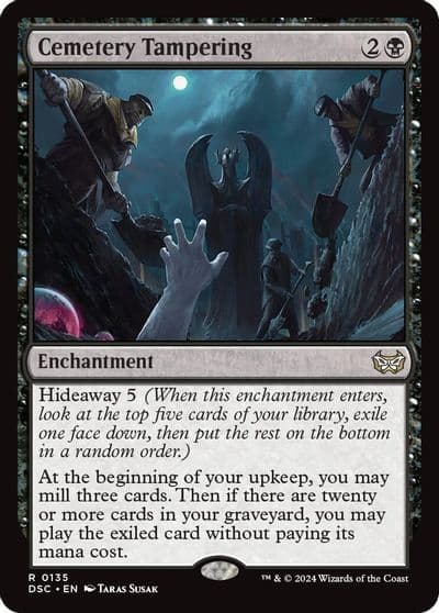 Cemetery Tampering Commander: Duskmourn: House of Horror Magic card
