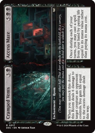 Cramped Vents Access Maze Commander: Duskmourn: House of Horror Magic card