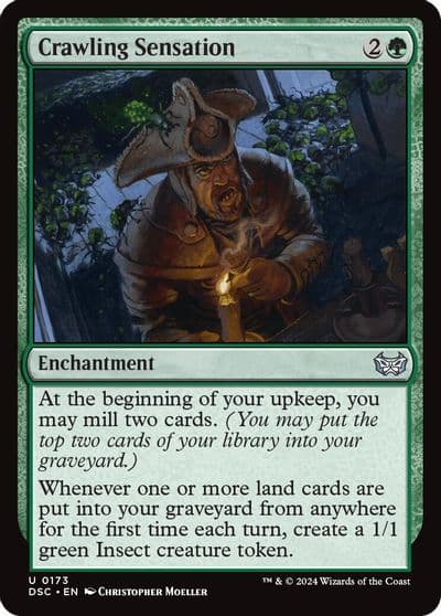 Crawling Sensation Commander: Duskmourn: House of Horror Magic card