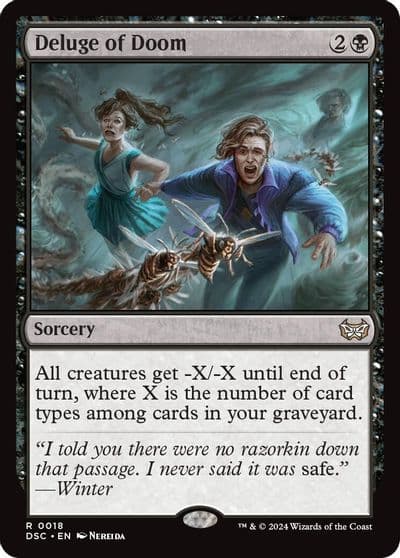 Deluge of Doom Commander: Duskmourn: House of Horror Magic card