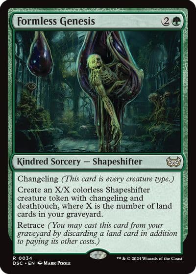 Formless Genesis Commander: Duskmourn: House of Horror Magic card