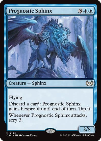 Prognostic Sphinx Commander: Duskmourn: House of Horror Magic card