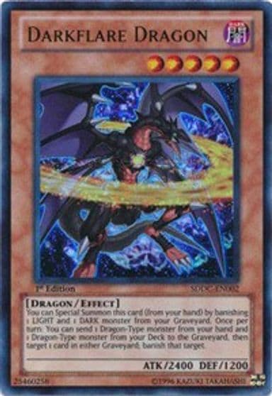 Darkflare Dragon Structure Deck: Dragons Collide Yu-Gi-Oh! card