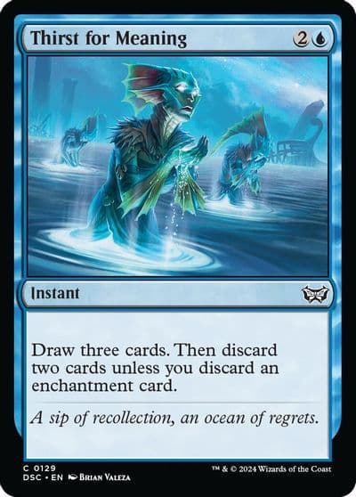 Thirst for Meaning Commander: Duskmourn: House of Horror Magic card