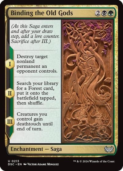 Binding the Old Gods Commander: Duskmourn: House of Horror Magic card
