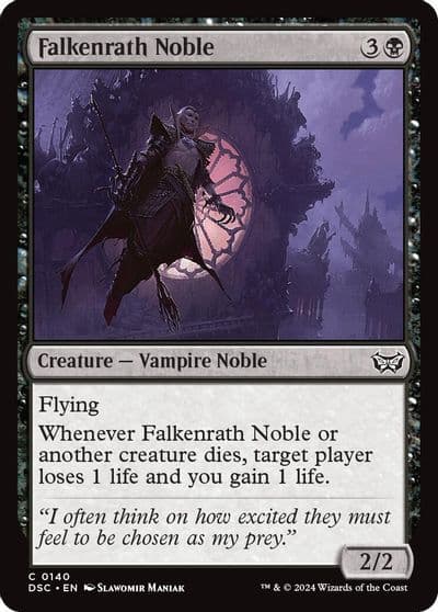 Falkenrath Noble Commander: Duskmourn: House of Horror Magic card