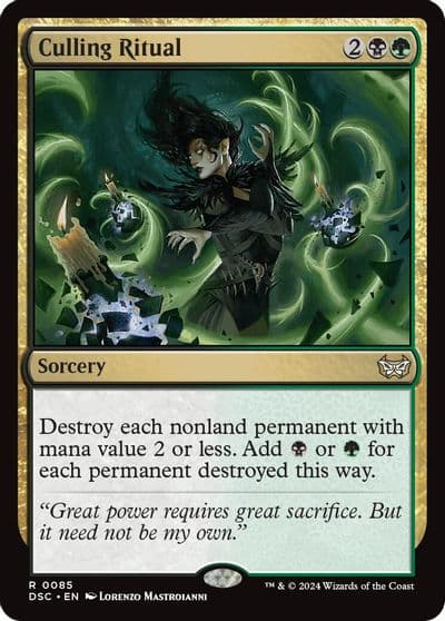 Culling Ritual Commander: Duskmourn: House of Horror Magic card
