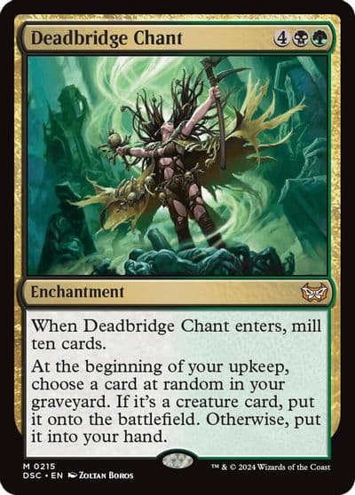 Deadbridge Chant Commander: Duskmourn: House of Horror Magic card