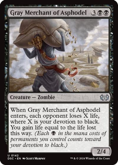 Gray Merchant of Asphodel Commander: Duskmourn: House of Horror Magic card