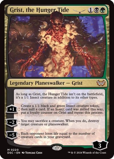 Grist the Hunger Tide Commander: Duskmourn: House of Horror Magic card