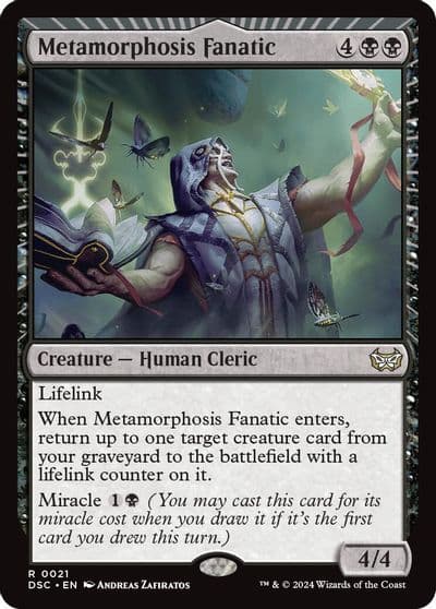 Metamorphosis Fanatic Commander: Duskmourn: House of Horror Magic card