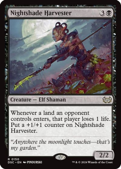Nightshade Harvester Commander: Duskmourn: House of Horror Magic card