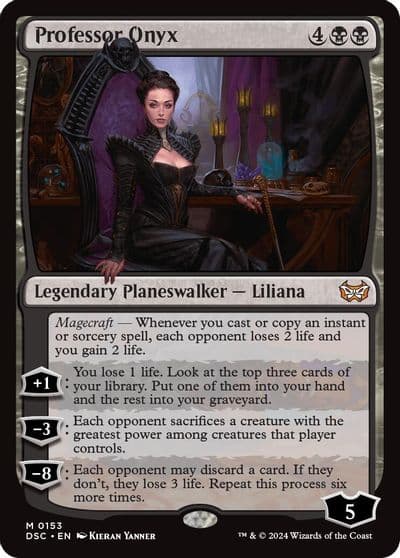 Professor Onyx Commander: Duskmourn: House of Horror Magic card