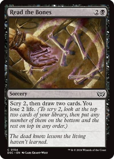 Read the Bones Commander: Duskmourn: House of Horror Magic card