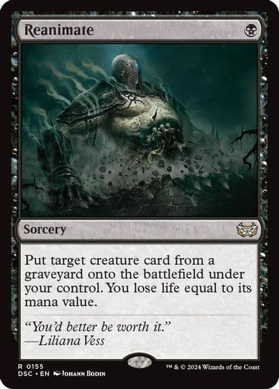 Reanimate Commander: Duskmourn: House of Horror Magic card