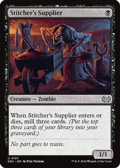 Stitchers Supplier Commander: Duskmourn: House of Horror Magic card