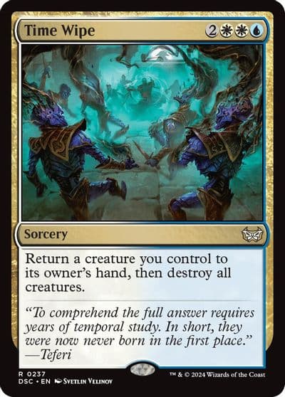 Time Wipe Commander: Duskmourn: House of Horror Magic card