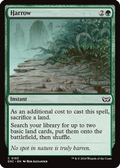 Harrow Commander: Duskmourn: House of Horror Magic card