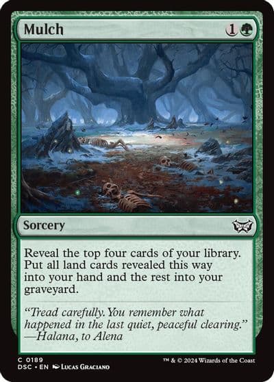 Mulch Commander: Duskmourn: House of Horror Magic card