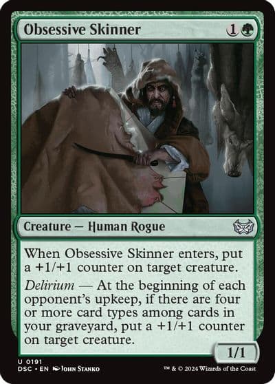 Obsessive Skinner Commander: Duskmourn: House of Horror Magic card