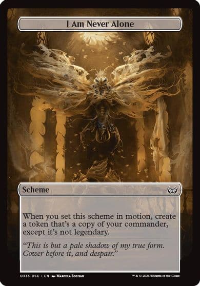 I Am Never Alone Full Art Archenemy: Duskmourn Magic card