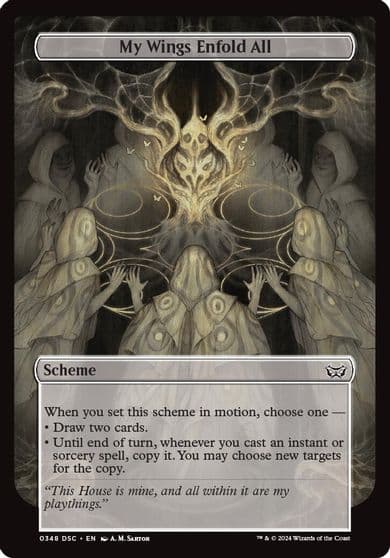 My Wings Enfold All Full Art Archenemy: Duskmourn Magic card