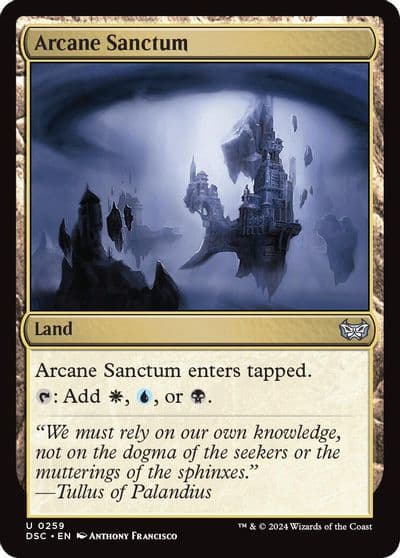 Arcane Sanctum Commander: Duskmourn: House of Horror Magic card