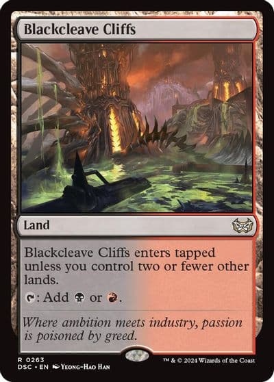 Blackcleave Cliffs Commander: Duskmourn: House of Horror Magic card